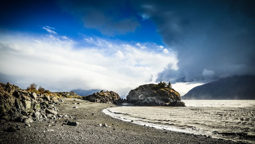 BELUGA POINT, SEWARD HIGHWAY ALASKA